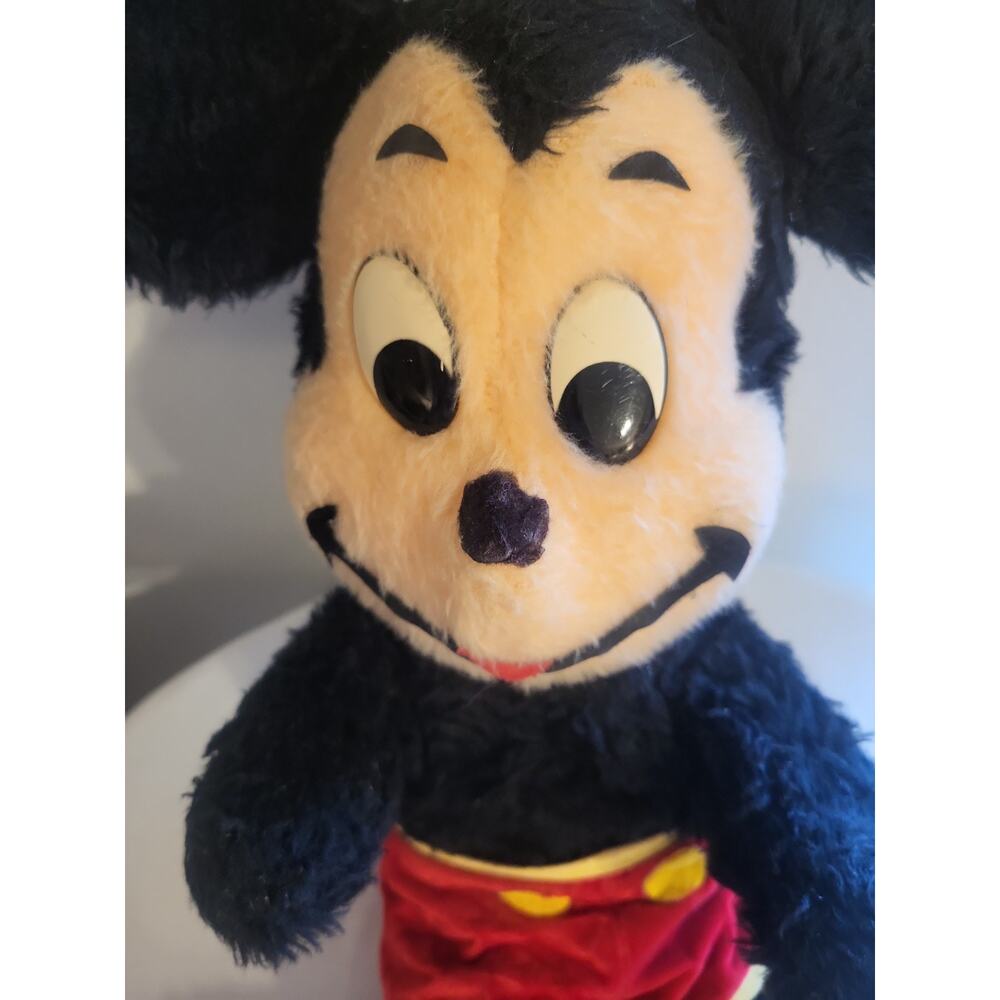 Old Vintage Walt Disney Plush Mickey Mouse, California Stuffed Toys, Los Angeles